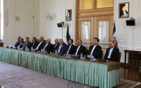 مدیران وزارت امور خارجه با حضور ظریف