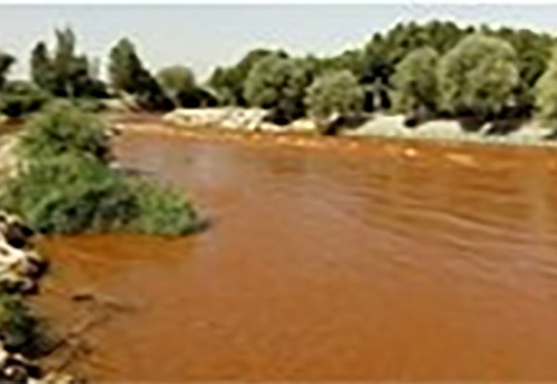 تغییر رنگ آب "زایندهرود"