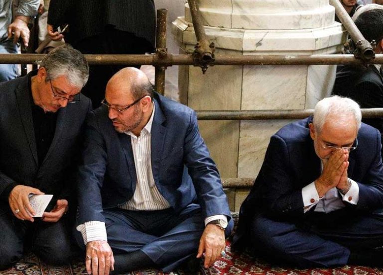 حضور سیاسیون در مراسم ختم شهدای حادثه تروریستی تهران