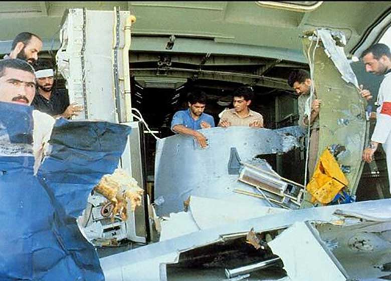 بازتاب – حمله ناو آمریکایی وینسنس به هواپیمای مسافربری ایران