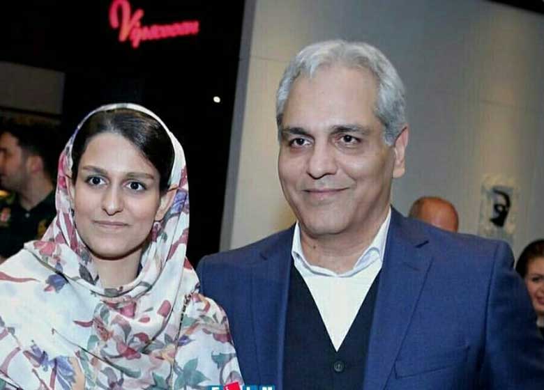 مهران مدیری و دخترش در اکران خصوصی «ساعت ۵ عصر»