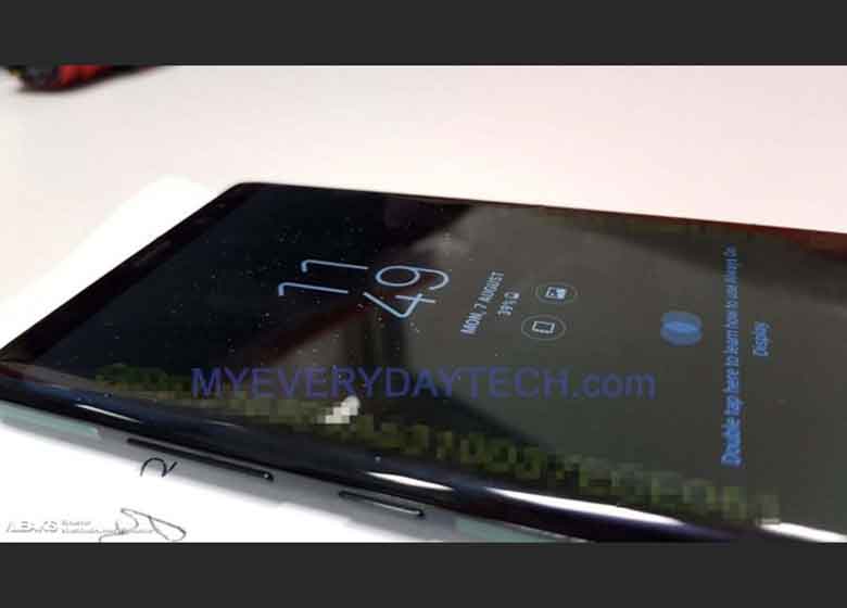 تصاویر جدیدی از نسخه واقعی گلکسی نوت 8 فاش شد