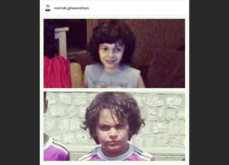فرزند مهراب قاسم خانی+عکس