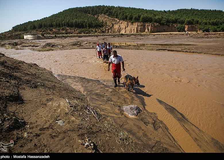 احتمال وقوع سیلاب در زاگرس