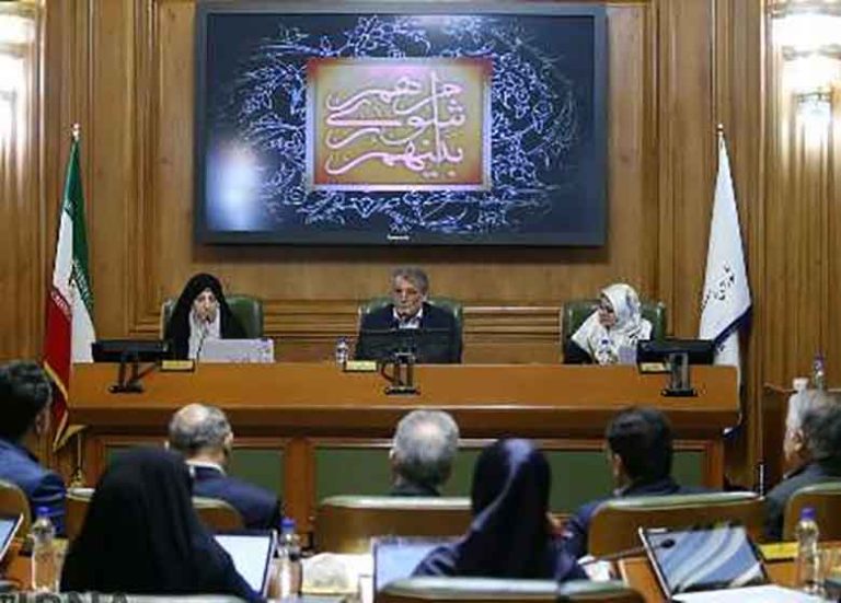 شورای شهر در روز ادای سوگند شهردار تهران