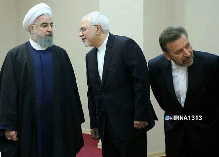 تصویر خاص از روحانی، ظریف و واعظی