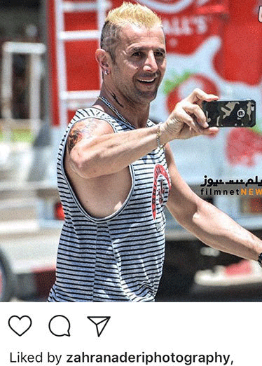 عکس لو رفته امین حیایی در خیابان های پر ترددِ تایلند