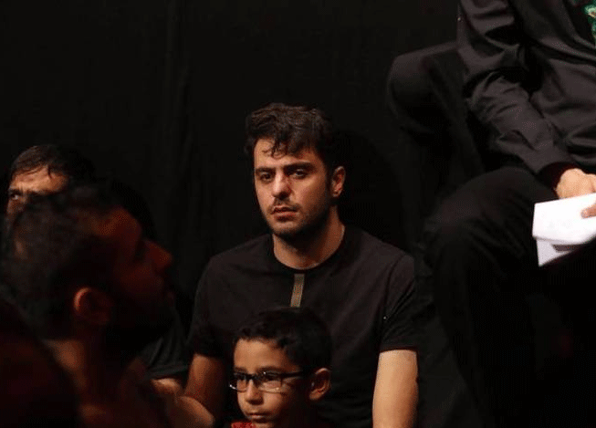 حضور مجری معروف در مراسم عزاداری/عکس