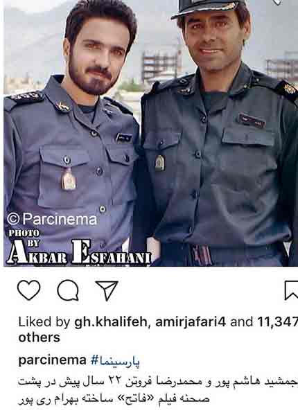 عکسی قدیمی از دو هنرمند معروف و محبوب سینما