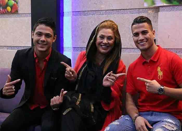 عکس جالب بازیگر زن ایرانی در کنار رونالدو