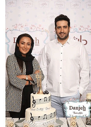 جشن تولد "امیدحاجیلی" در کنار خانم بازیگر معروف/عکس