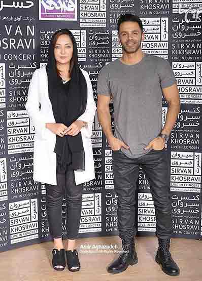 حضور نیکی کریمی در کنسرت خواننده معروف پاپ/عکس