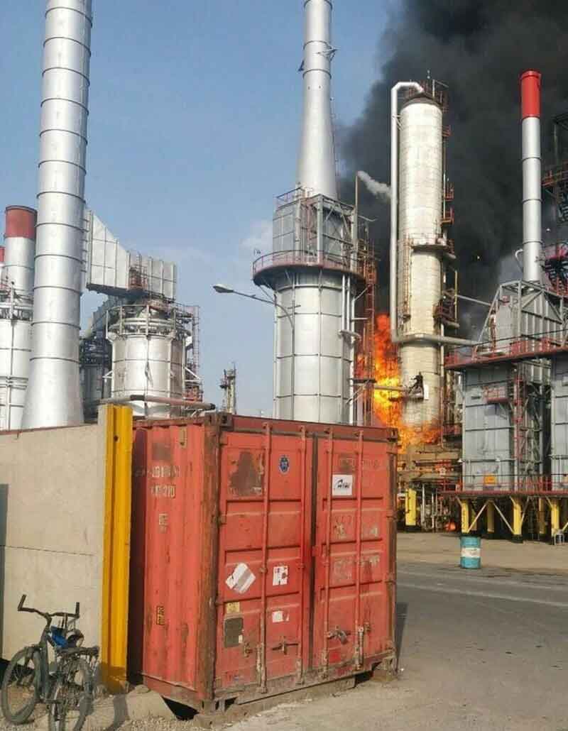 نوشداروی پالایش و پخش بعد از تلفات جانی پالایشگاه تهران + عکس