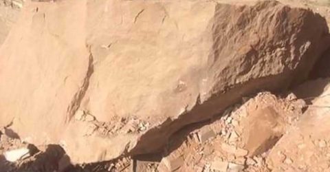 تخته سنگی که دو کودک اهوازی را کشت + فیلم