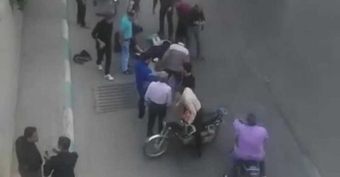 ویدیویی از سقوط ۲ دختر از بالای پل چمران اصفهان