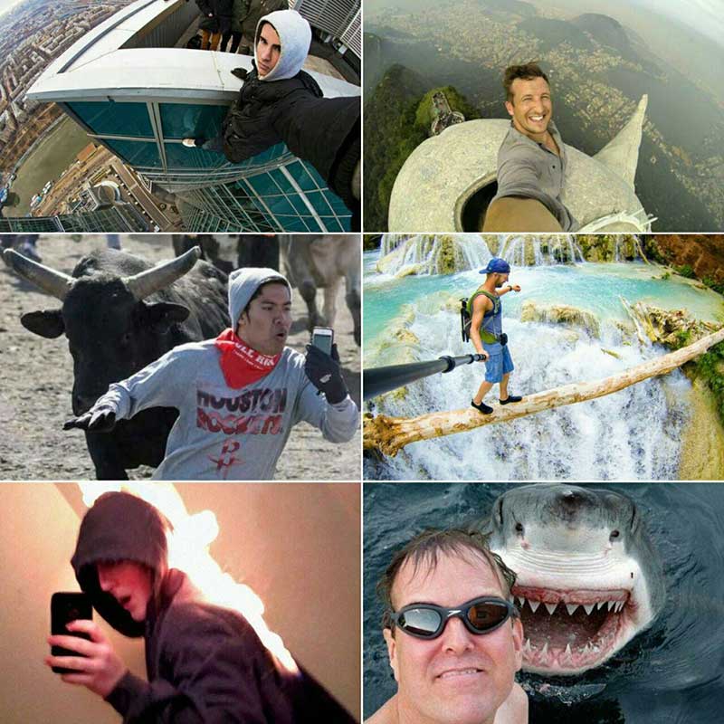 دلهره آورترین سلفی ها...!/عکس 4 66