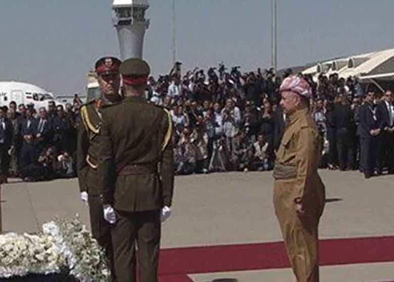 پیکر جلال طالبانی به خاک سپرده شد
