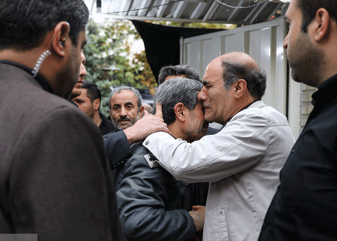 مراسم تشییع پیکر داوود احمدی نژاد