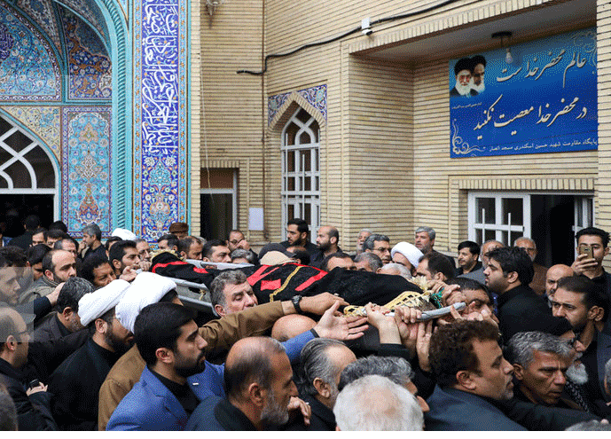 مراسم تشییع پیکر داوود احمدی نژاد