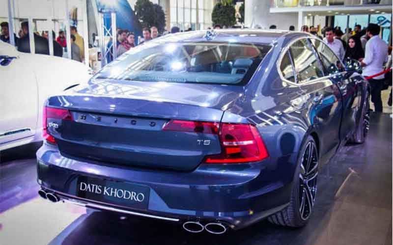 ولوو S90 در نمایشگاه خودرو تهران رونمایی شد