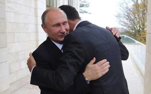 تصاویر : دیدار بشار اسد با ولادیمیر پوتین