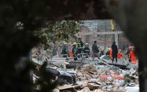 تصاویر : انفجار مهیب در چین با ۳۲ کشته و زخمی