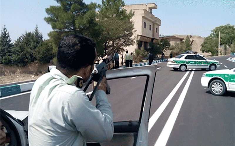 درگیری مسلحانه پلیس با متهم تحت تعقیب