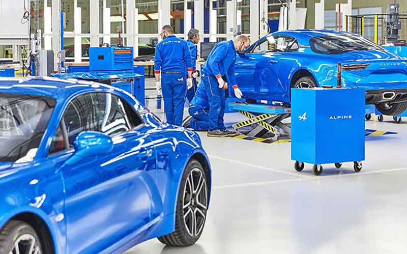 آغاز تولید آلپاین A110 در فرانسه