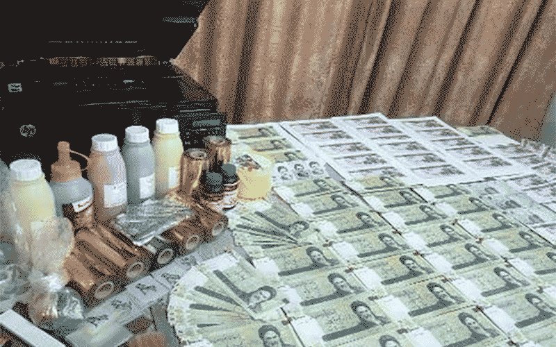 انهدام باند بزرگ جعل اسکناس در کرمانشاه