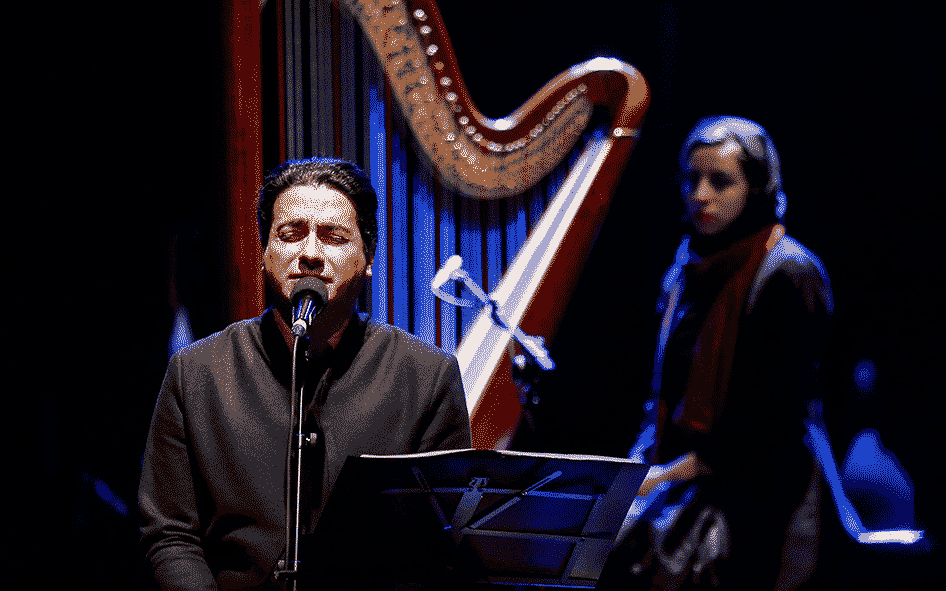 هنرنمایی "همایون شجریان" روی سن تالار کشور/عکس