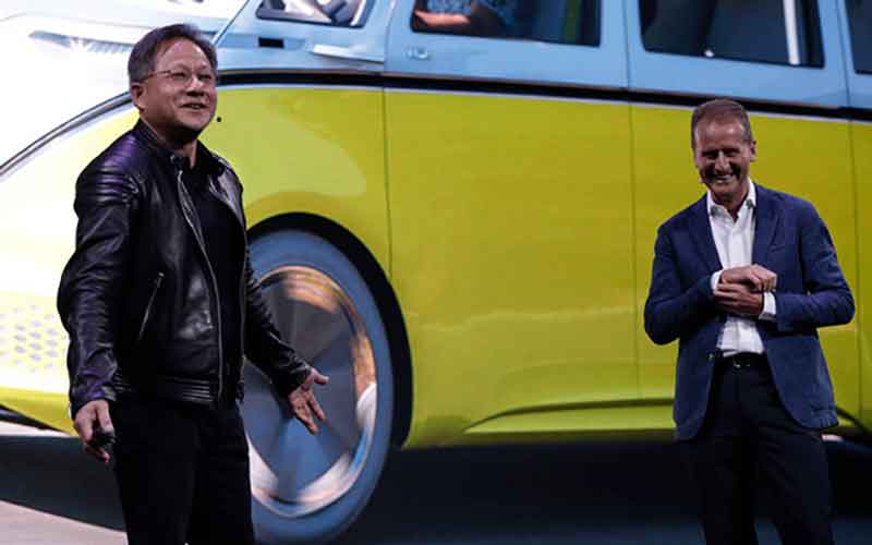 انویدیا با اوبر و فولکس واگن برای توسعه تکنولوژی خودروی خودران همکاری میکند