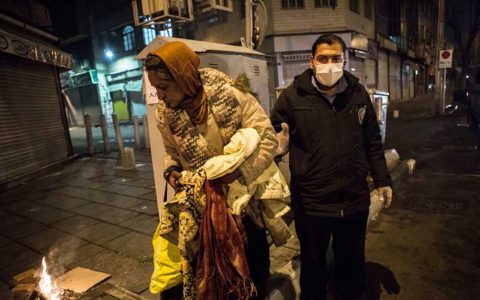 (تصاویر) ساماندهی کارتن خواب‌ها در زمستان