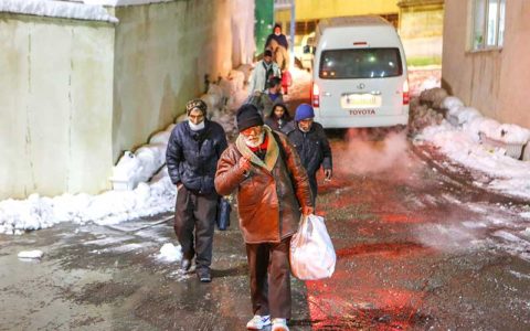 (تصاویر) سرپناه شبانه کارتن‌خواب‌های تهران