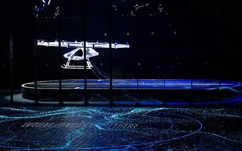 اولین تاکسی پرنده به پرواز درآمد+ تصاویر