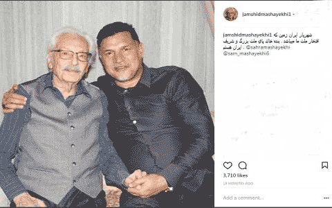 2 اسطوره محبوب ایرانی در یک قاب/عکس