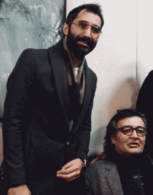 ملک مطیعی و رویگری در افتتاحیه یک نمایشگاه