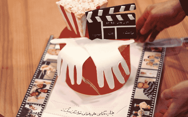 تولد عموی فیتیلهای در تلویزیون با کیک و ساندویچ!+ عکس