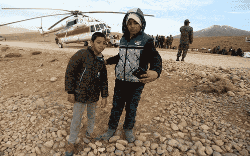 حضور سلفیبگیران در منطقه سقوط هواپیما