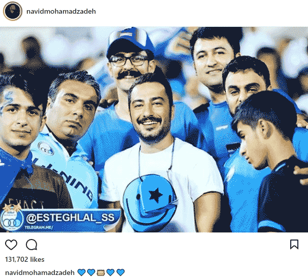 نوید محمد زاده در جمع استقلالی ها+عکس