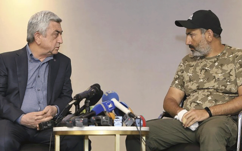 رهبر مخالفان ارمنستان بازداشت شد