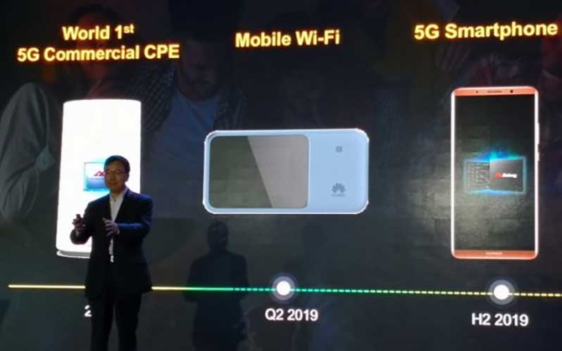 اولین گوشی 5G هواوی نیمه دوم 2019 معرفی میشود