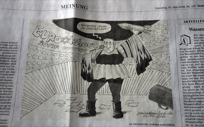 روزنامه "زود دویچه" قدیمیترین کاریکاتوریستاش را به خاطر نتانیاهو اخراج کرد