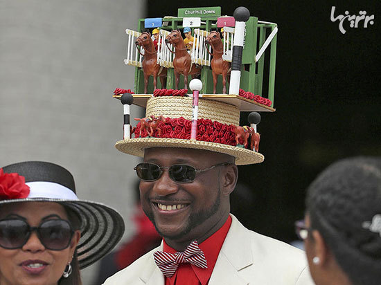 عجیبترین کلاهها در مراسم اسبدوانی کنتاکی ۲۰۱۸