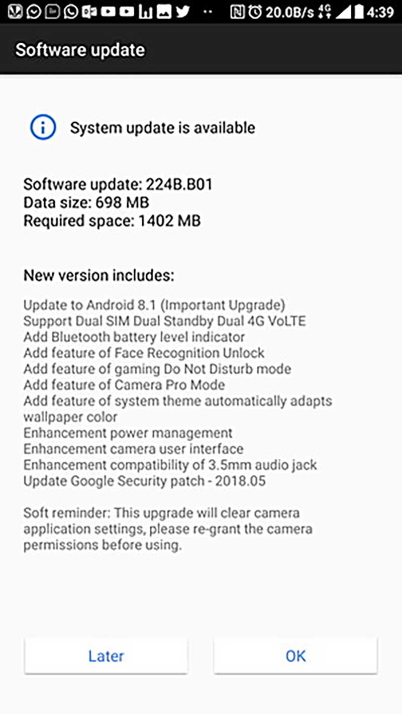 آپدیت اندروید 8.1 اوریو برای نوکیا 7 ارائه شد