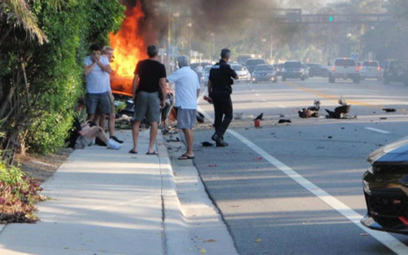 تصادف خودروی تسلا، خودروهای برقی را به چالش کشاند