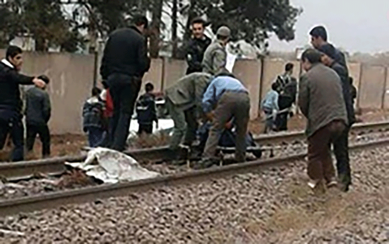 جوان ۱۸ ساله بر اثر برخورد با قطار کشته شد