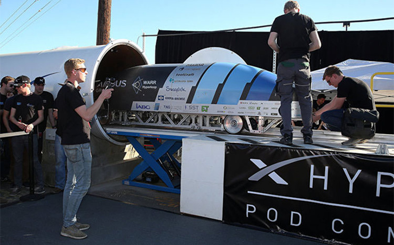 مدل آزمایشی هایپرلوپ به سرعت ۴۶۷ کیلومتر بر ساعت رسید