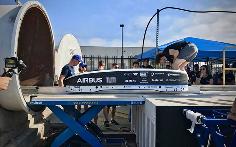 مدل آزمایشی هایپرلوپ به سرعت ۴۶۷ کیلومتر بر ساعت رسید