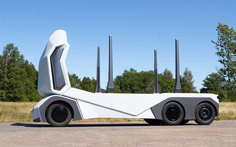 اولین کامیون تمام برقی و خودران، با کاربرد صنعتی رونمایی شد