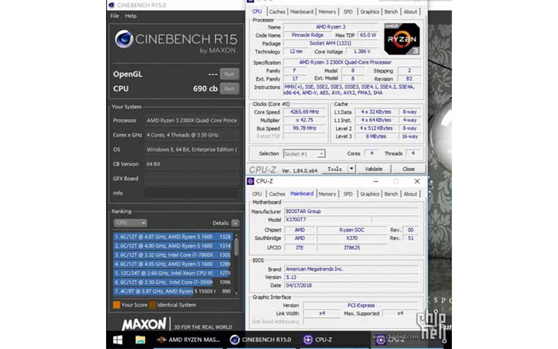بنچمارک و مشخصاتی از پردازنده اقتصادی AMD رایزن 3 منتشر شد AMD Ryzen 3 2300X